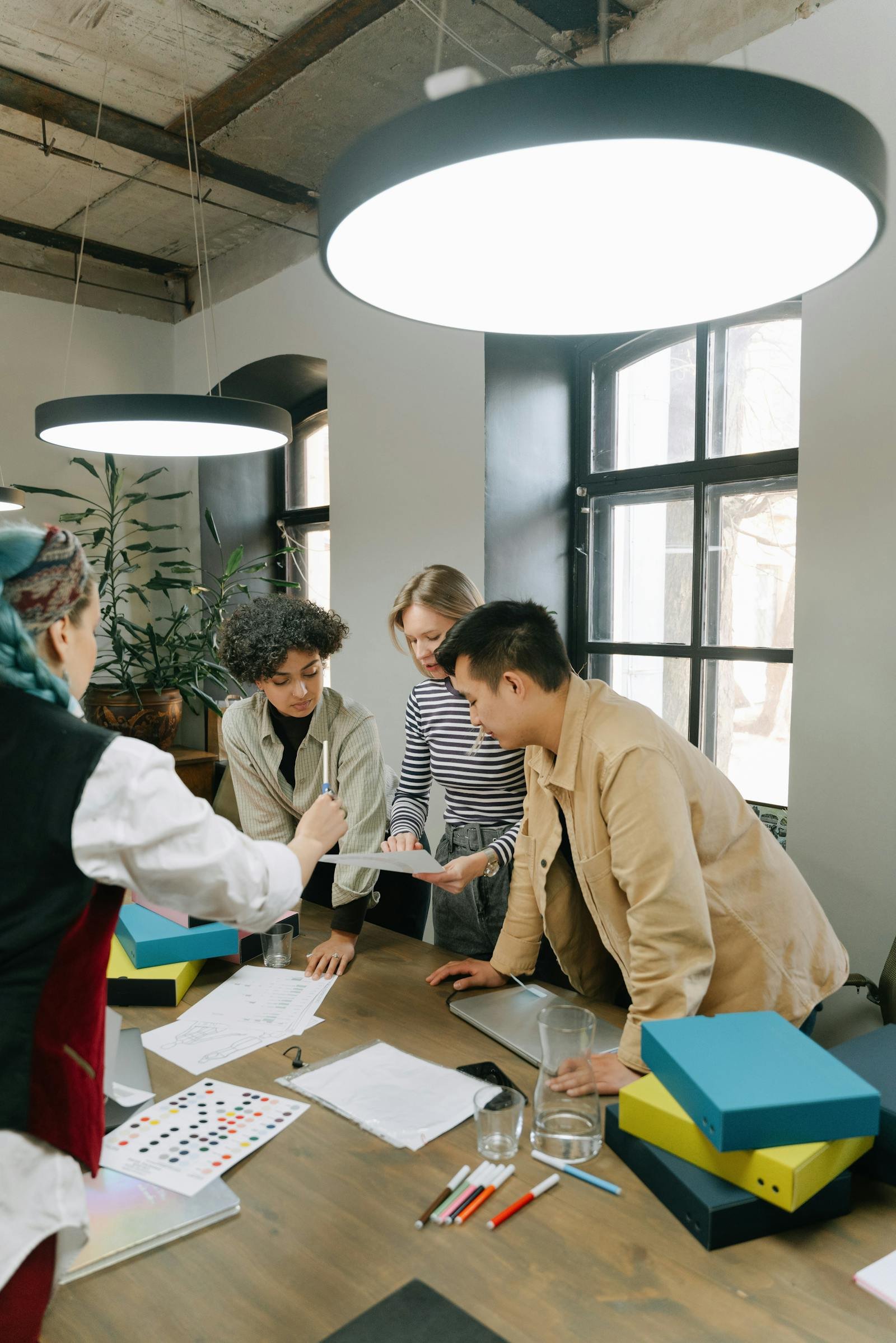 Modern collaborative team workspace